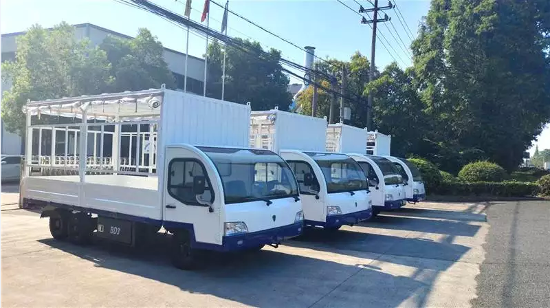 3噸電動平板車，工廠蓄電池搬運車