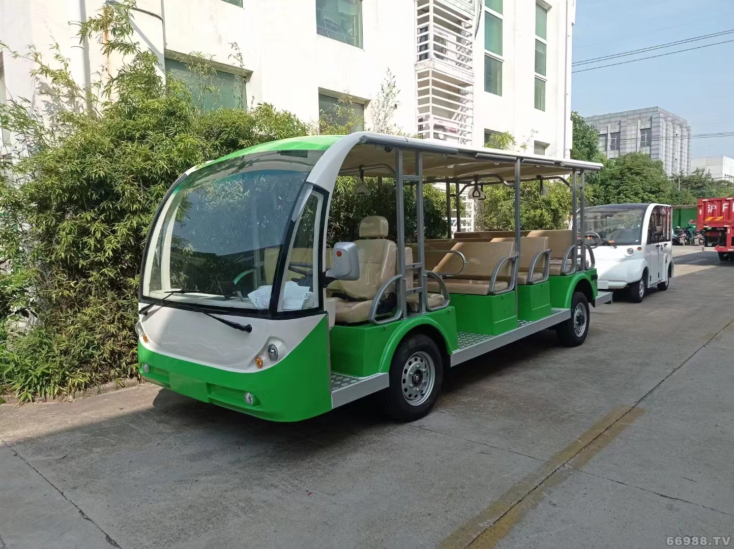 多座電動觀光游覽車，優(yōu)力德23座電瓶觀光車價格